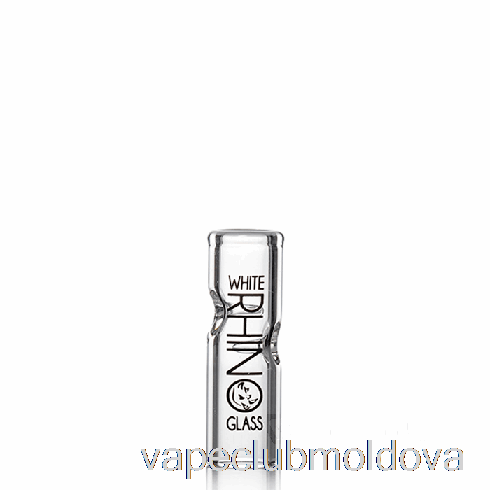 Kit Vape Pod Vârfuri De Sticlă Rinocer Alb Vârf Rotund De Sticlă [xl]